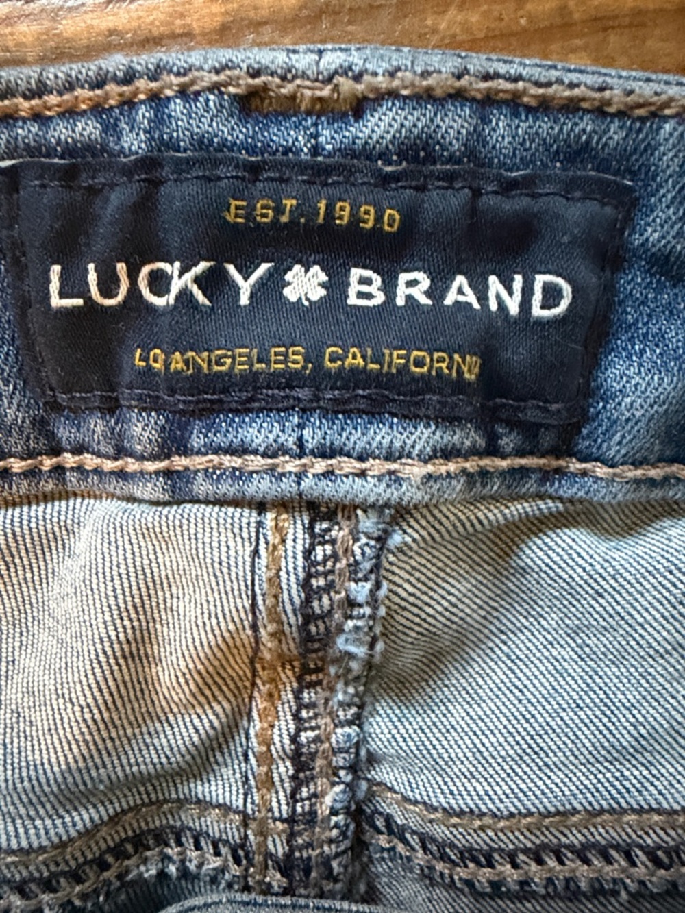 Lucky Brand Medium Blue Distressed Skinny Jeans - Picture 2 of 9